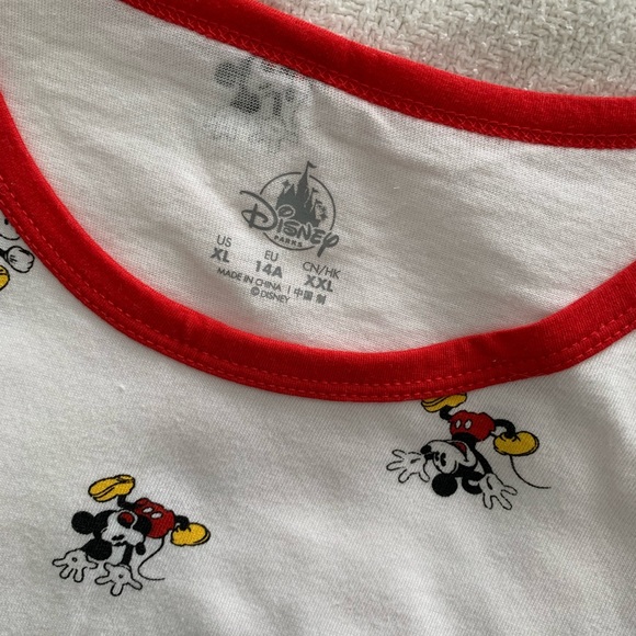 Disney Mickey Mouse tank with tie. Kids XL but fits juniors or XS misses - Picture 2 of 3
